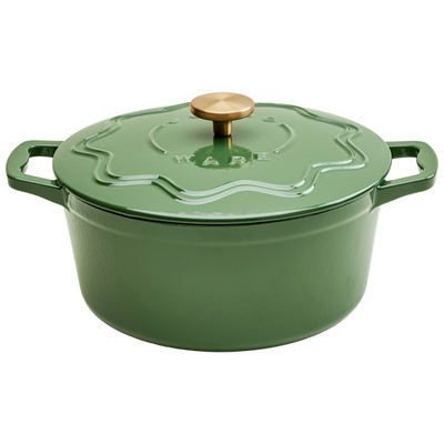 Judgeware Enamelled Cast Iron, 26cm Casserole, 4.5L, Green JCA15G