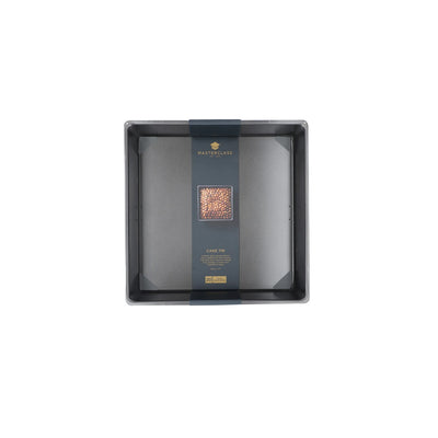 MasterClass Non-Stick Square Loose Base Deep Cake Pan, 30cm