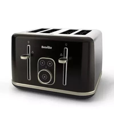 Breville Aura Shimmer Black 4 Slice Toaster: VTR019