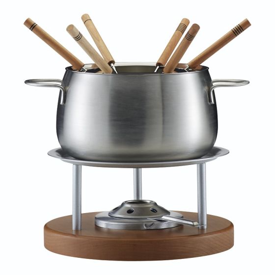 Kuhn Rikon Meat Fondue Set Zermatt Stainless Steel Induction 15cm