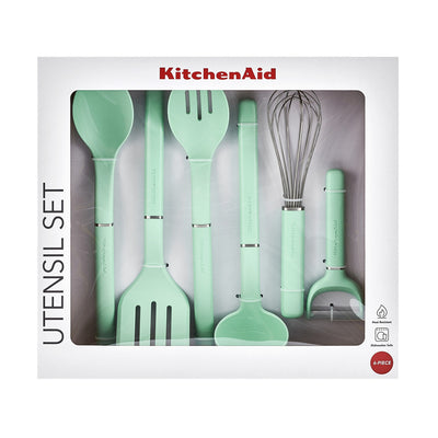 KitchenAid 6 Piece Universal Tool & Gadget Set: Mint Green