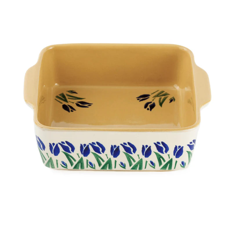 Nicholas Mosse Blue Blooms - Small Square Oven Dish