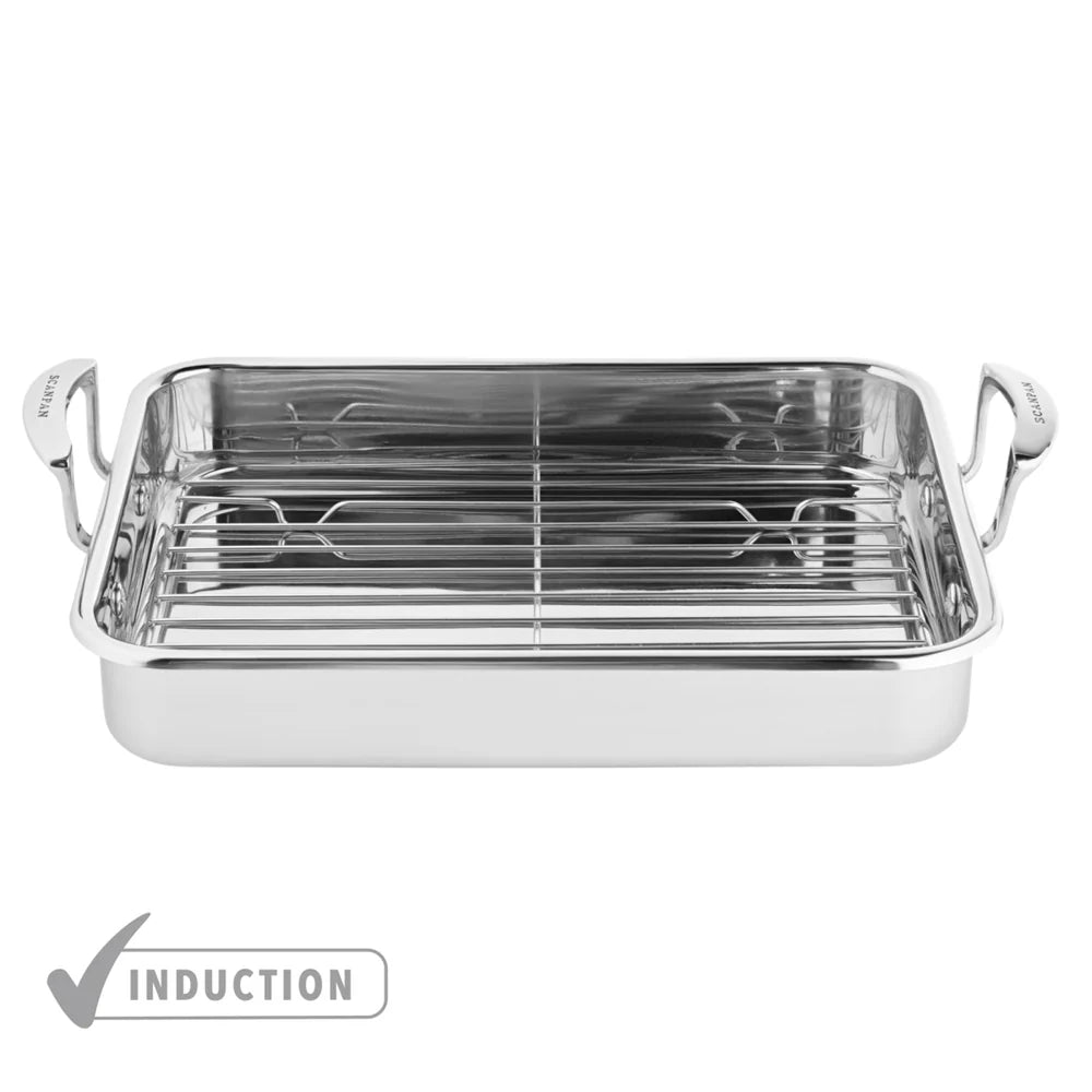 Scanpan Impact Roasting Pan with Rack 43x28cm