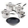 Stellar 5000 Flow 5 Piece Draining Lid Saucepan Set   S5C1D