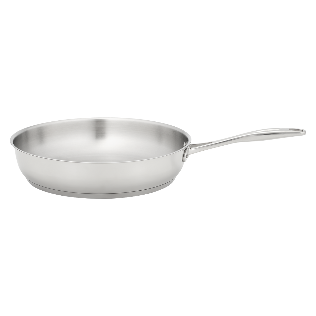 Stellar 7000 Profile 30cm Stainless Steel Uncoated Frypan: S727U