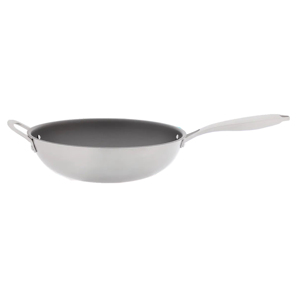 Stellar Zero Tri-Ply Uncoated 30cm Wok: SZ30W