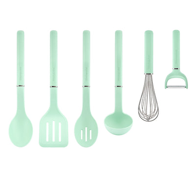 KitchenAid 6 Piece Universal Tool & Gadget Set: Mint Green