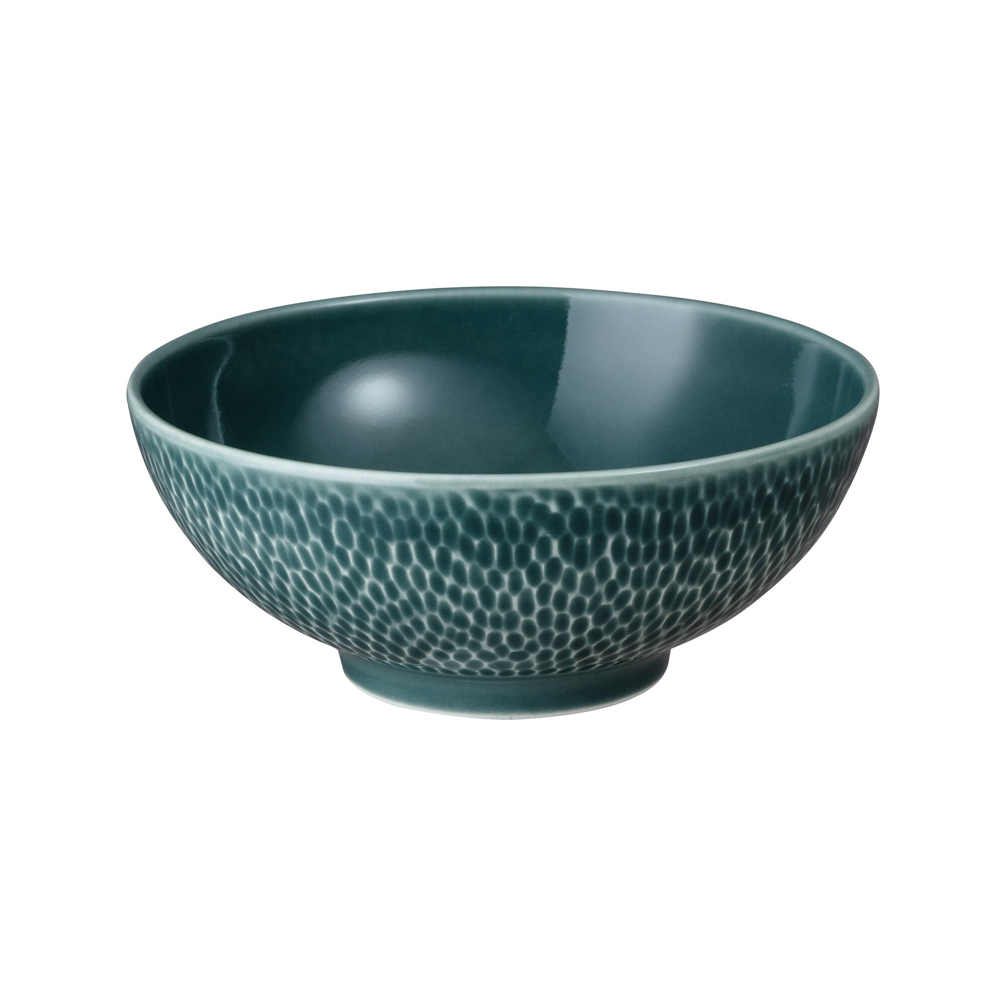 Denby Carve Green Porcelain Cereal Bowl