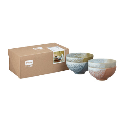 Denby Kiln Accents - Set of 4 Rice Bowls