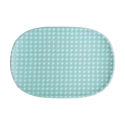 Denby Impression Mint Accent Medium Oblong Platter