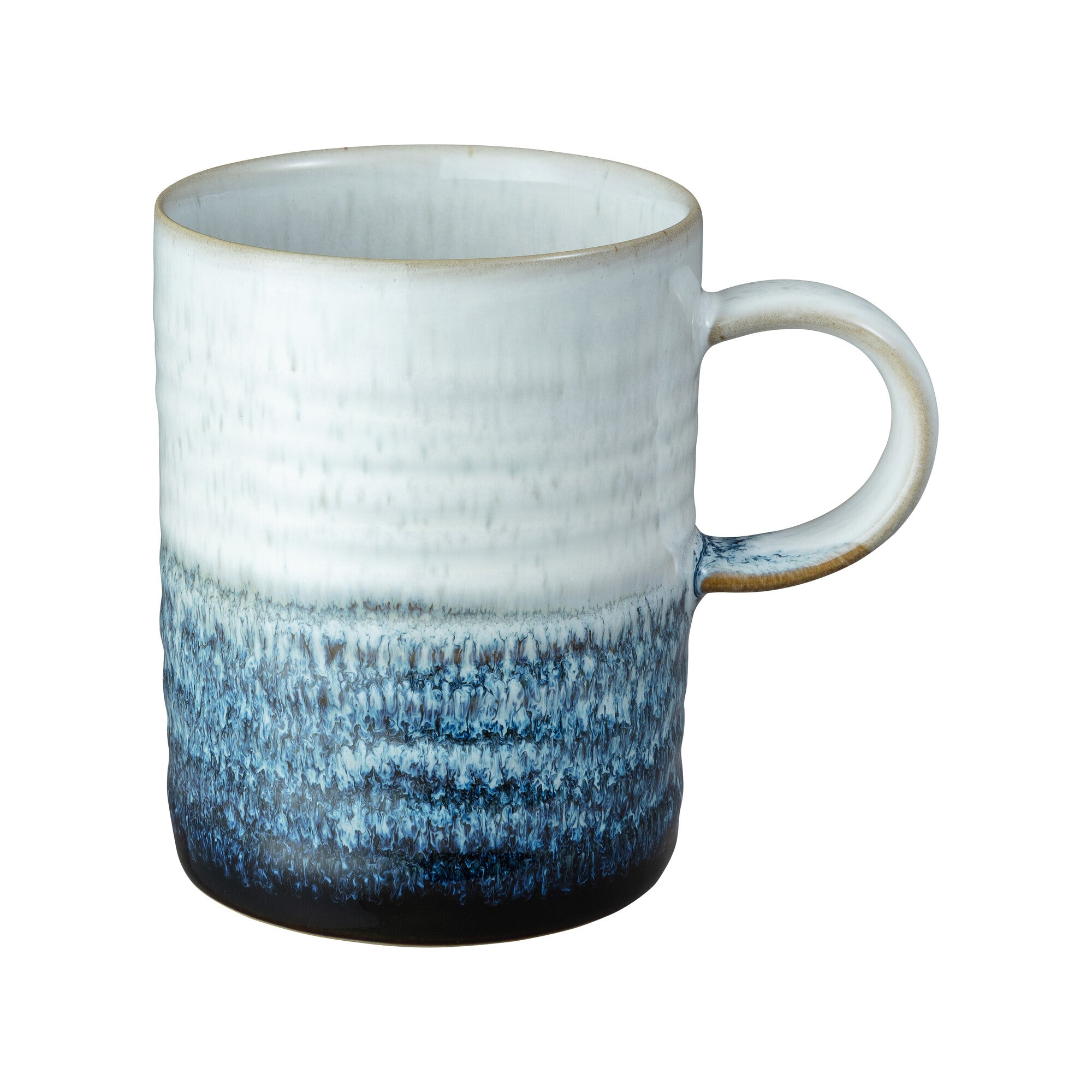 Denby Kiln Blue Ridged Mug