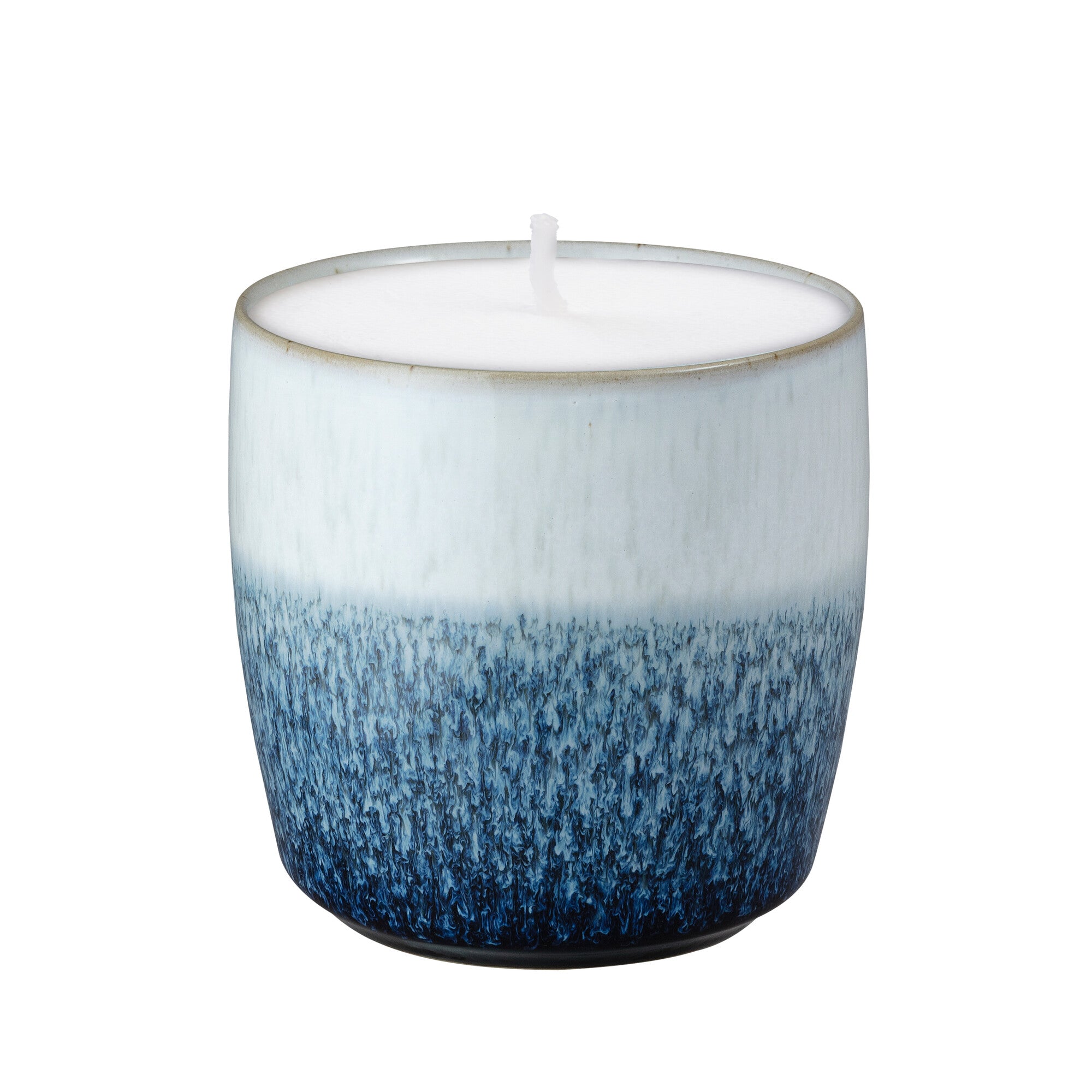 Denby Kiln Blue Ceramic Candle Pot