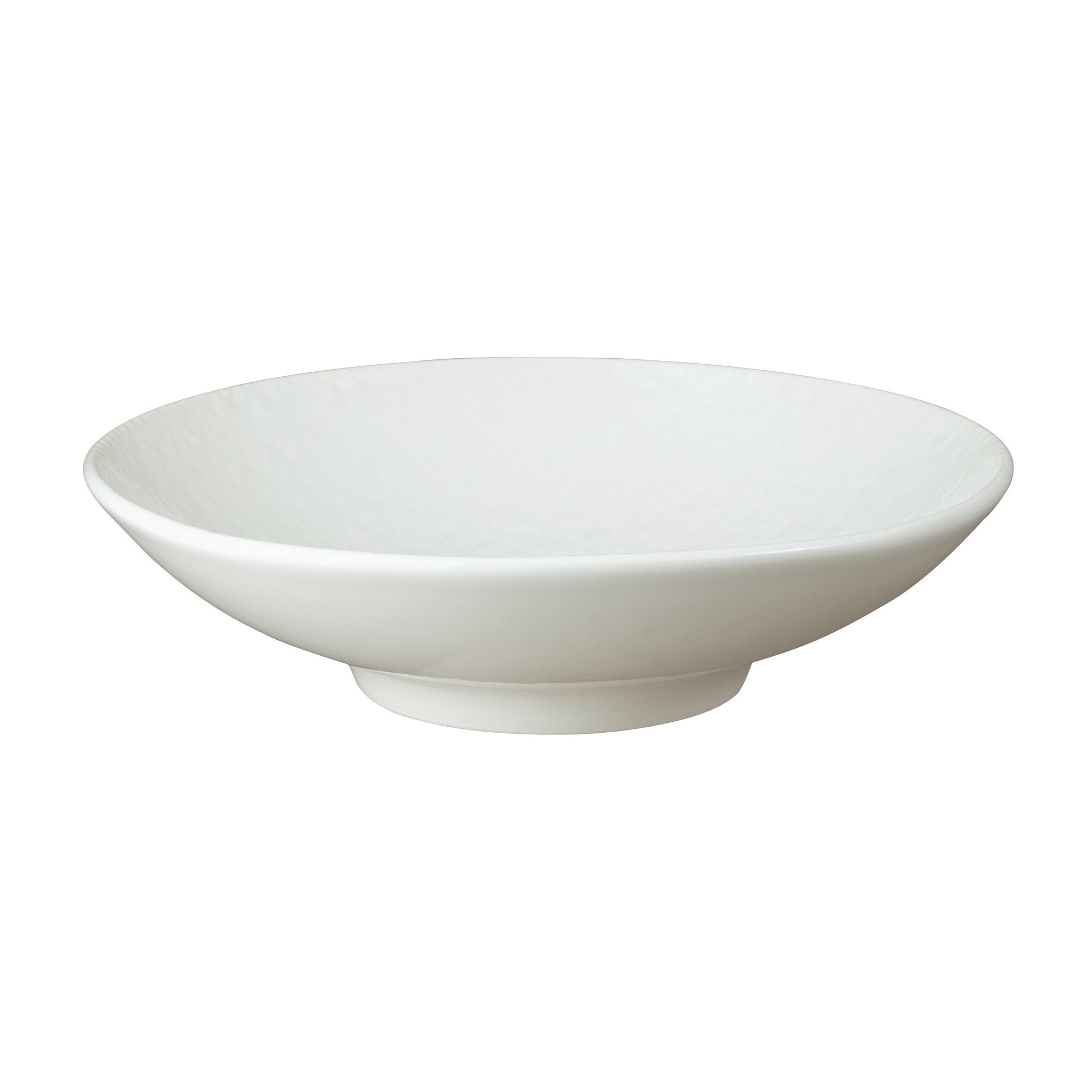 Denby Carve White Porcelain Pasta Bowl