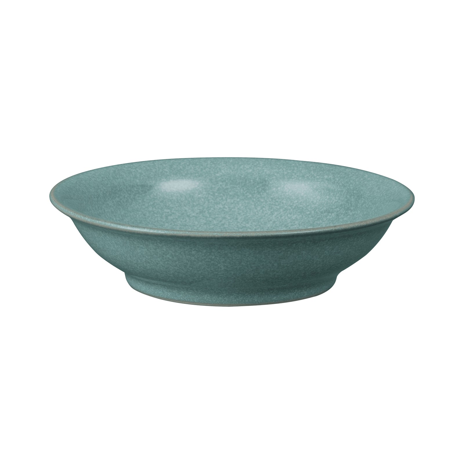 Denby Elements Jade Dark Green Medium Shallow Bowl