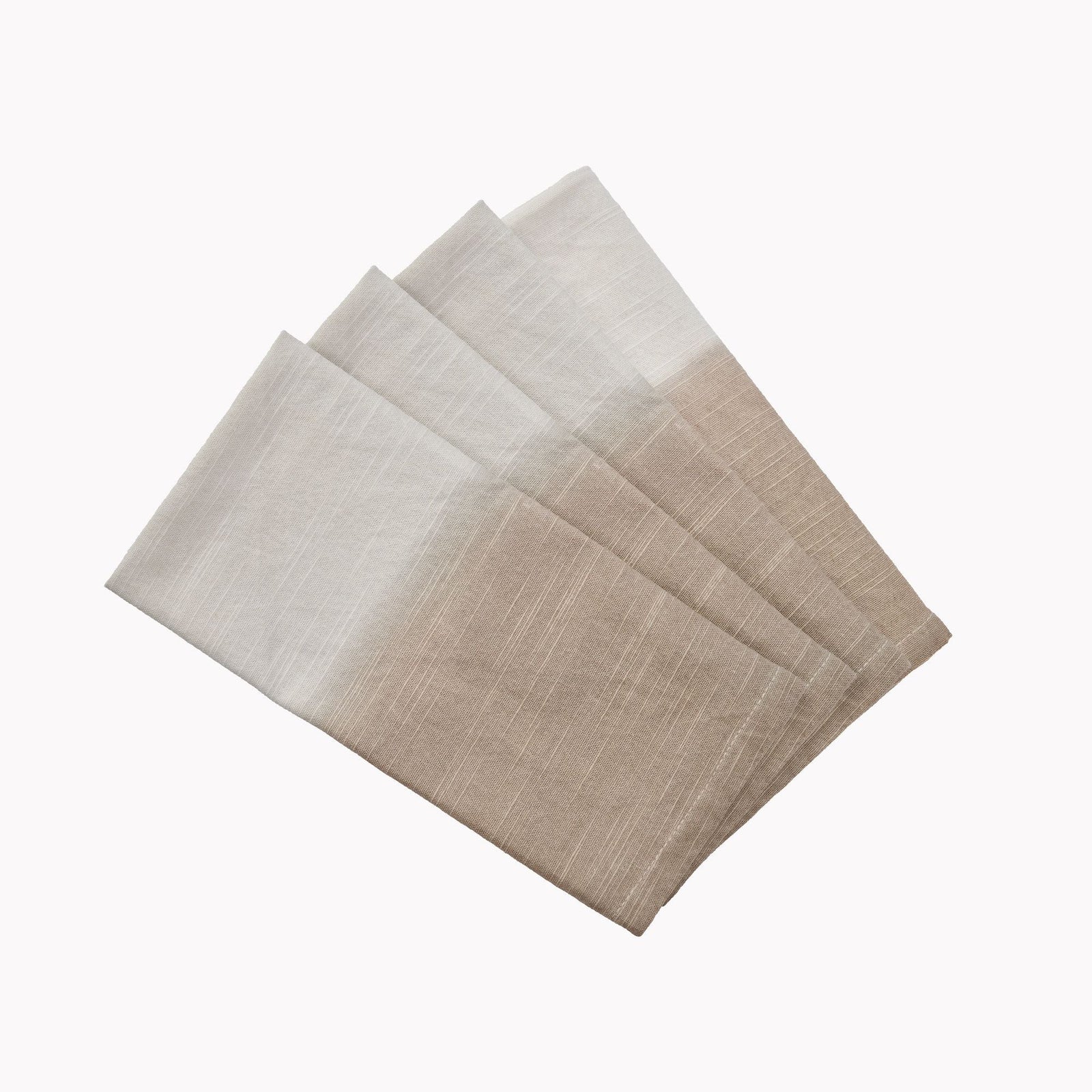 Denby Set of 4 Neutral Ombre Napkins - Last chance to buy
