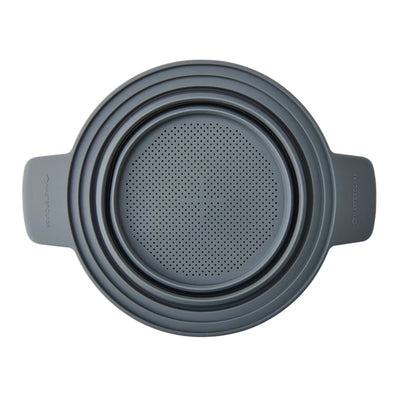 MasterClass Heat Resistant Silicone Steamer & Strainer Colander With Handles