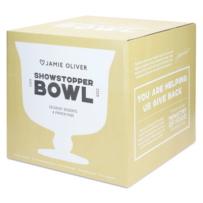 Jamie Oliver Big Love Showstopper Bowl, 22cm, Clear Glass