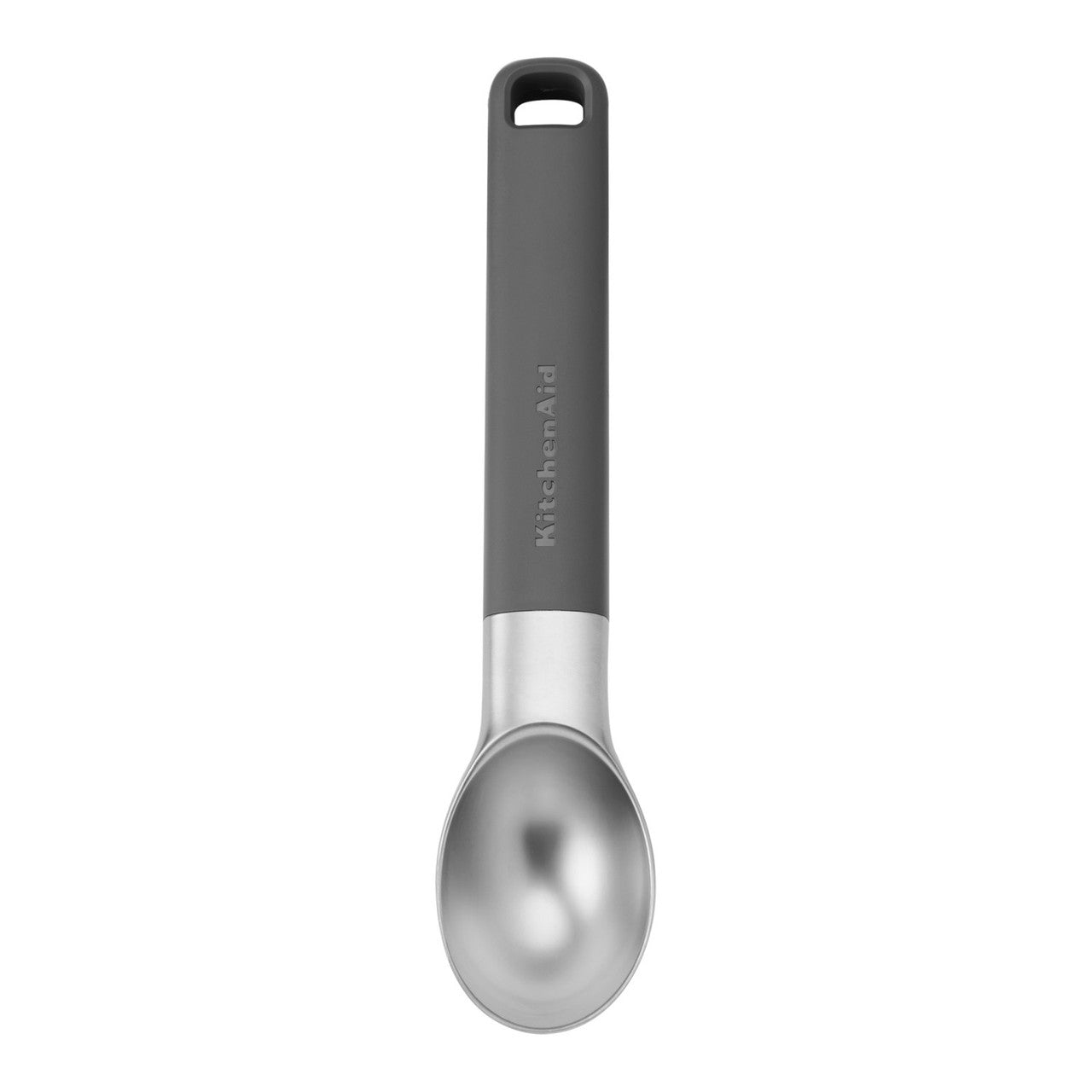 KitchenAid Ice Cream Scoop, Charcoal Grey, 21cm KHA117OHCHGG