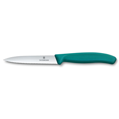 Victorinox Swiss Classic 3 Piece Paring Knife Set with I-Peeler, Green