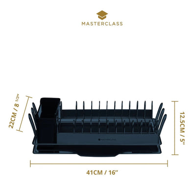 MasterClass Compact Stainless Steel Dish Drainer
