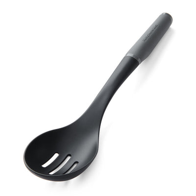 KitchenAid Soft Grip Slotted Spoon Charcoal Grey KAS004OHCGG