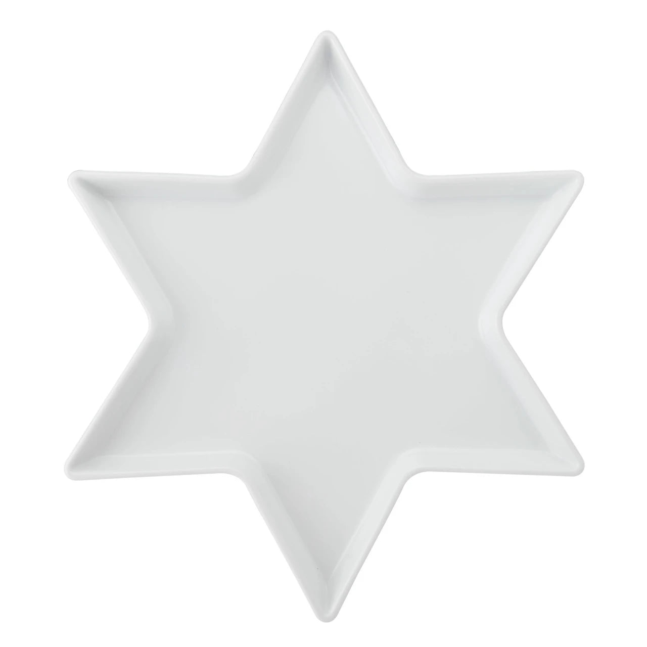 Mikasa Chalk Star Porcelain Serving Platter, White, 30cm