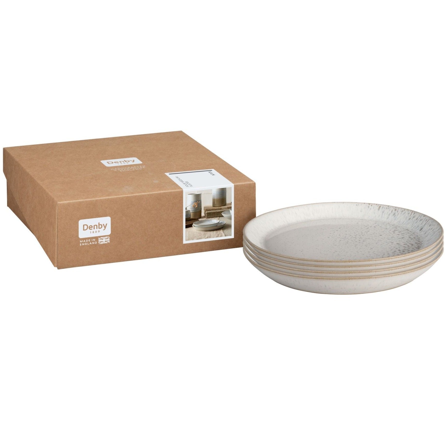 Denby Kiln Medium Plate Pack of 4