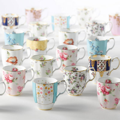 100 Years Of Royal Albert 1940 English Chintz Mug - Set of 4