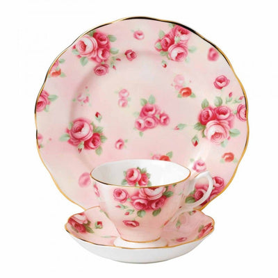 100 Years Of Royal Albert 1980 Rose Blush 3-Piece Set