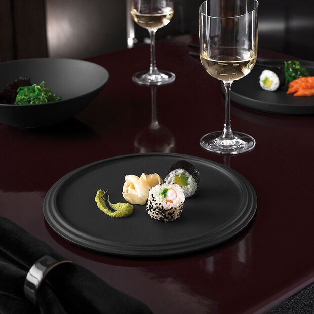 Villeroy and Boch Iconic Serving Plate Black