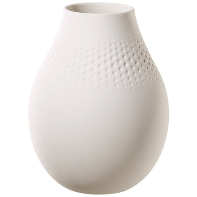 Villeroy and Boch Manufacture Collier Blanc Vase Perle Tall