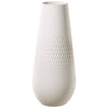 Villeroy and Boch Manufacture Collier Blanc Vase Carré Tall