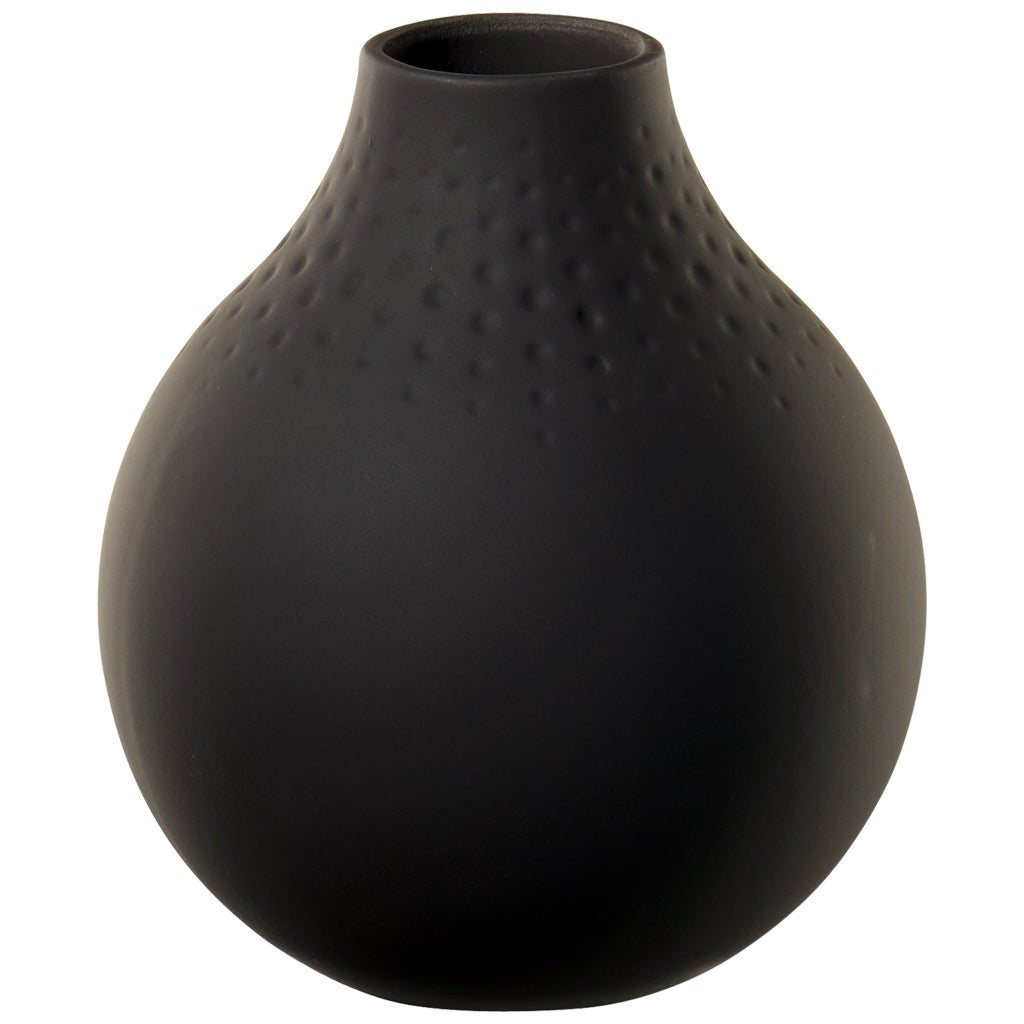 Villeroy and Boch Manufacture Collier Noir Vase Perle Small