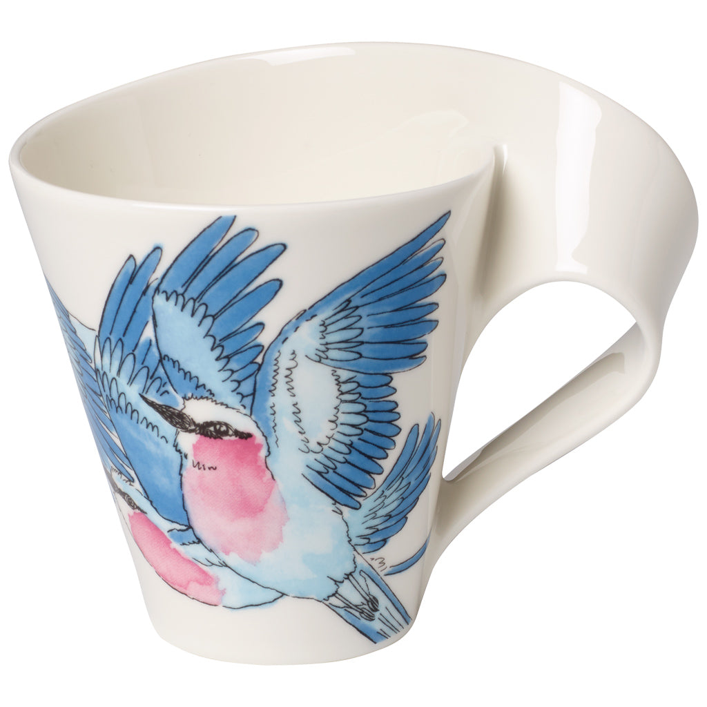 Villeroy and Boch New Wave Caffe Lilac Breasted Roller Mug in Giftbox