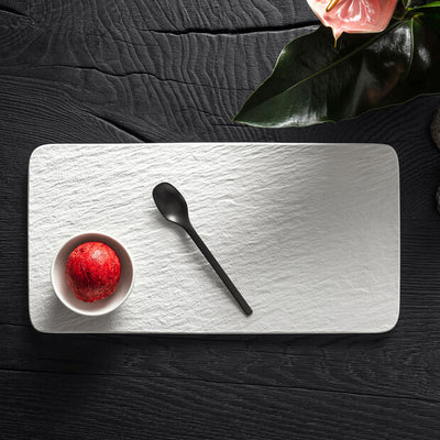 Villeroy and Boch Manufacture Rock Blanc Rectangular Serving Plate