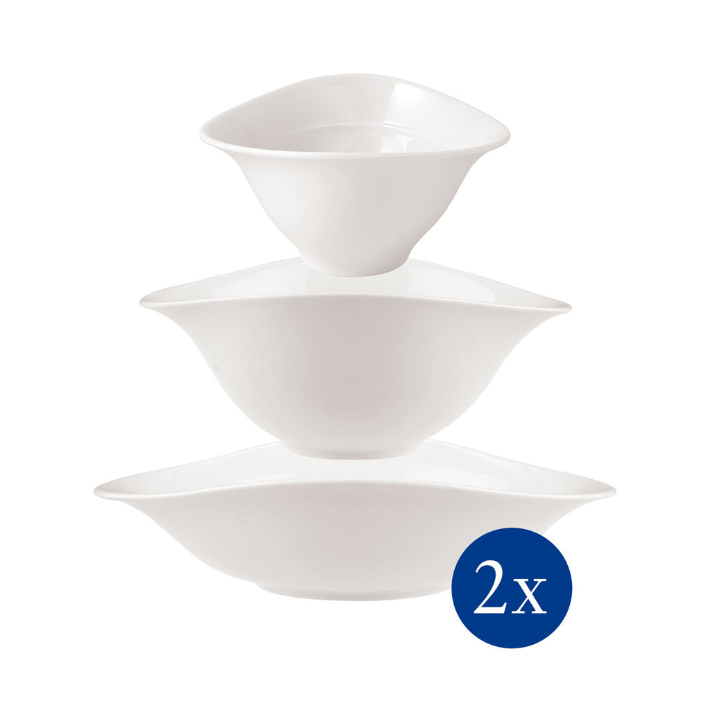 Villeroy and Boch Vapiano Trio Bowl set of 6