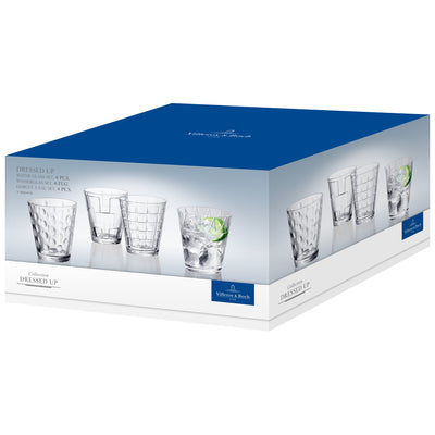 Villeroy and Boch Dressed Up Water Glass Clear set of 4