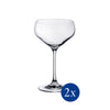 Villeroy and Boch Purismo Bar Set of 2 Champagne Coupe Glass - Last chance to buy