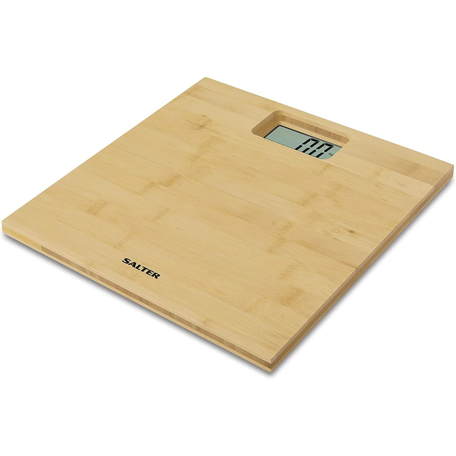 Salter Bamboo Electronic Bathroom Scale: 9086 WH3R