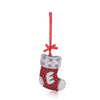 Tipperary Crystal Alphabet Stocking Christmas Decoration - E - Last chance to buy