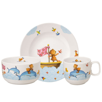 Villeroy and Boch Happy as a Bear 3 Piece Childrens Tableware Set