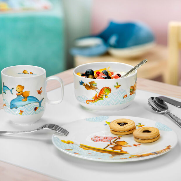Villeroy and Boch Happy as a Bear 7 Piece Childrens Tableware Set