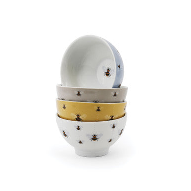 Tipperary Crystal Bees - Bee Set of 4 Cereal Bowls