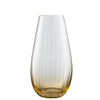 Galway Crystal Erne Amber 9.5 Inch Vase