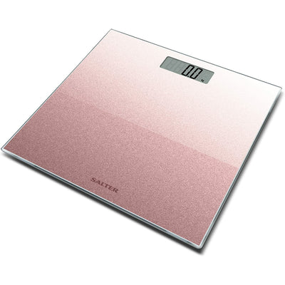 Salter Rose Gold Glitter Digital Bathroom Scale: 9037 RGGL3R