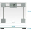 Salter Glass Digital Bathroom Scale: 9081SV3R