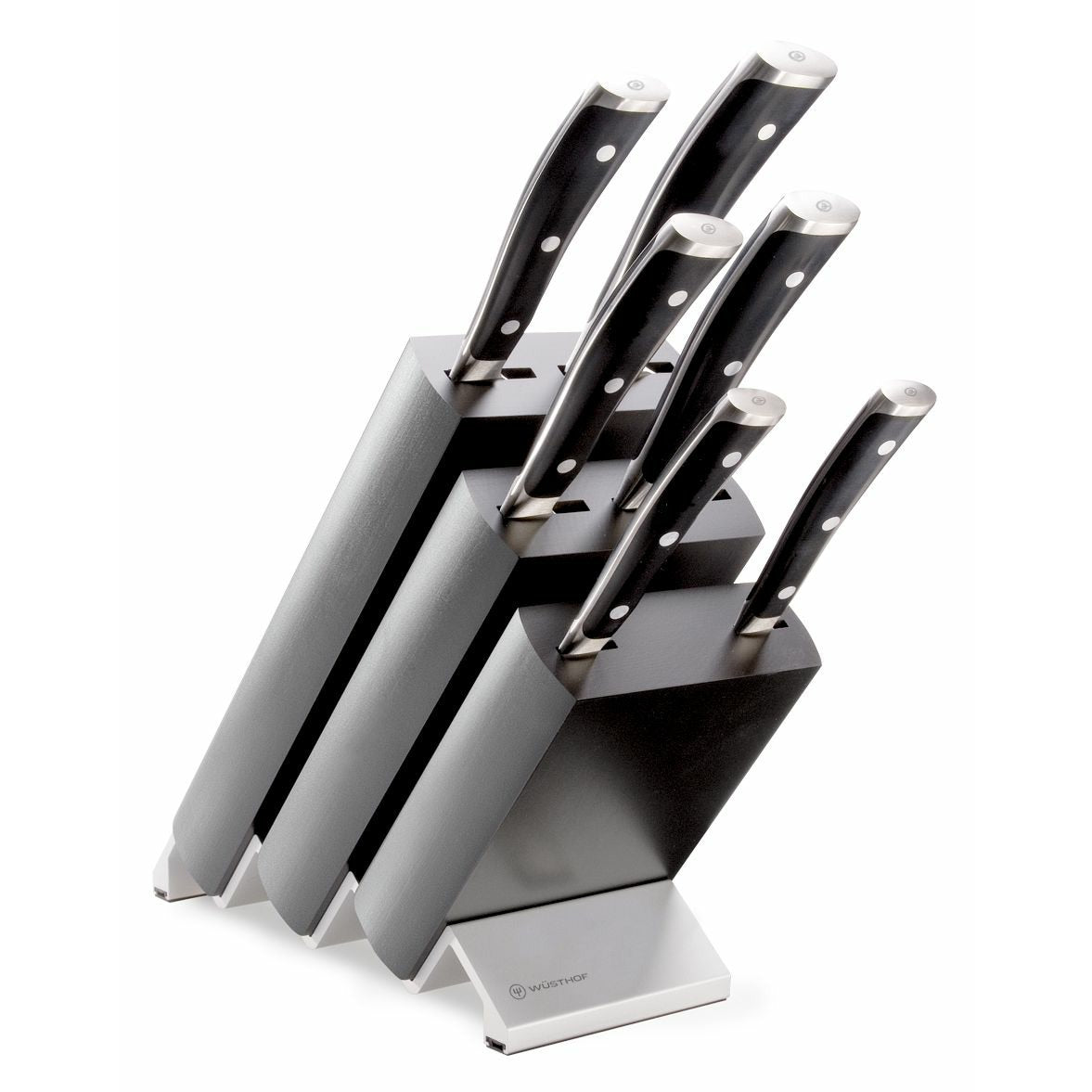 Wusthof Classic Ikon Black Knife Block 6 Piece Set