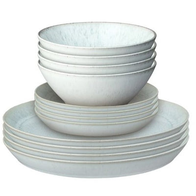 Denby Kiln Green 12 Piece Dinner Set