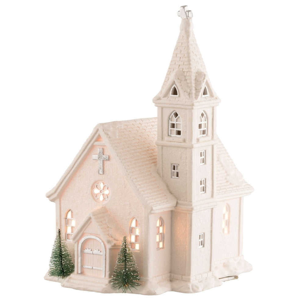 Belleek Christmas Church Luminaire: 7887