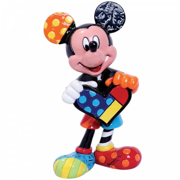 Disney by Romero Britto Mickey Mouse with Heart Mini Figurine: 6006085